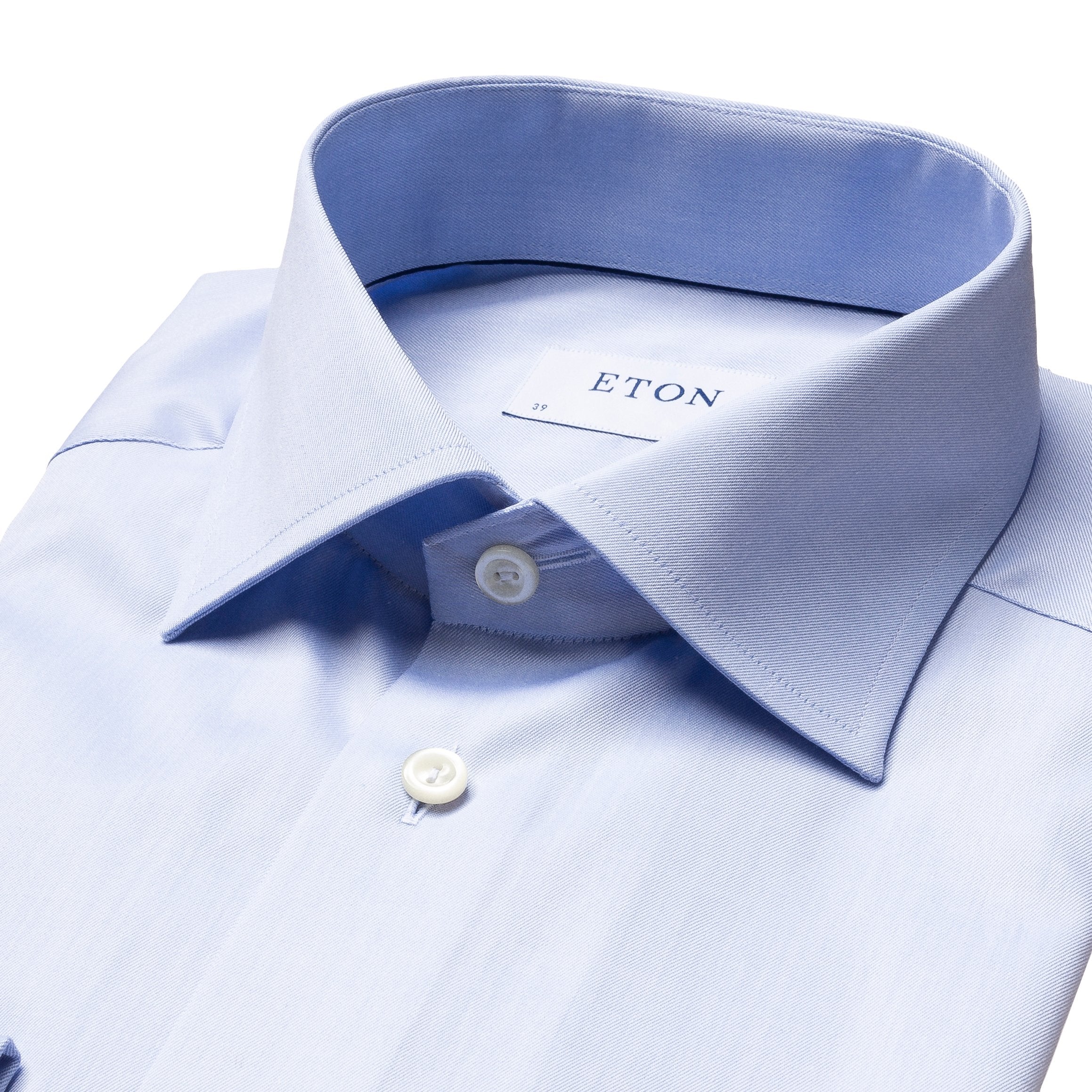 Eton - Light Blue French Cuff Contemporary Fit Shirt L/S SHIRTS Eton