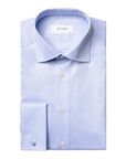 Eton - Light Blue French Cuff Contemporary Fit Shirt L/S SHIRTS Eton