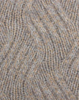 Fedeli - Flannel Melange 'Ande' Cable Knit Alpaca Wool Half Zip Sweater