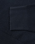 Fedeli - Midnight Blue Paul Giza Organic Cotton Quarter-Zip Sweater