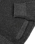 Fedeil - Carbon Grey Wool & Cashmere Cardigan KNITWEAR FEDELI
