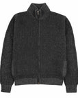 Fedeil - Carbon Grey Wool & Cashmere Cardigan KNITWEAR FEDELI
