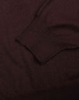 Fedeli - Brown 'Sportsman' Superfine Wool 140's Knit Polo