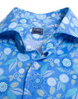 Fedeli - Flower Print Panamino Cotton Long Sleeve Shirt L/S SHIRTS FEDELI