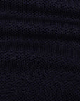 Fedeli - Midnight Blue 'Flavonio' Virgin Wool Half Zip Sweater