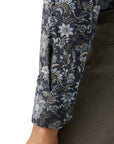 Eton - Navy Floral Signature Twill Slim Fit Shirt L/S SHIRTS Eton
