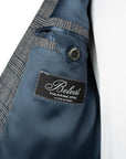 Belvest - Grey Check 'CEO' Double-Breasted Wool Suit SUITS Belvest