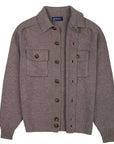 Robert Old - Mushroom Brown Patch Pocket Super Geelong Wool Jacket