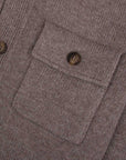 Robert Old - Mushroom Brown Patch Pocket Super Geelong Wool Jacket