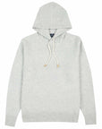 Robert Old - Grey Marl Bouclé Wool & Cashmere Hoodie Sweater KNITWEAR Robert Old