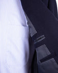 Robert Old - Navy Loro Piana Wool & Cashmere Double-Breasted Jacket JACKETS Robert Old
