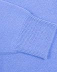 Robert Old - Isfahan Blue Balvenie 3 Button 4ply Cashmere Polo Sweater CASHMERE Robert Old