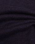 Robert Old - Dark Navy Tiree 4ply Crew Neck Cashmere Sweater CASHMERE Robert Old