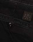 Jacob Cohen - Black 'Bobby' Slim Fit Cotton Twill Chino Trousers CASUAL TROUSERS Jacob Cohen