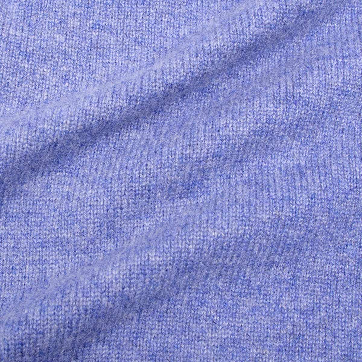 Robert Old - Lapis Blue Mallaig 4ply Cashmere Cardigan CASHMERE Robert Old