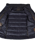Moorer - Dark Blue 'Ilvo' Down-filled Quilted Jacket BLOUSONS MooRER