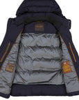Moorer - Navy Blue 'Fire' Down Padded Gilet BLOUSONS MooRER