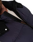 Moorer - Navy Blue 'Fire' Down Padded Gilet BLOUSONS MooRER