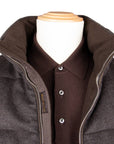 Moorer - Moro Brown ‘Casciano’ Virgin Wool & Cashmere Puffer Jacket