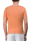 Moorer - Orange 'Jude' Cotton Knitted Tshirt