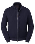 Moorer - Indigo Blue 'Alberti' Waterproof Bomber Jacket BLOUSONS MooRER