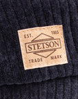 Stetson - Navy Cord Hatteras Flat Cap CAPS & HATS Stetson