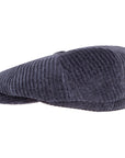 Stetson - Navy Cord Hatteras Flat Cap CAPS & HATS Stetson