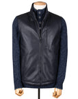 Robert Old - Midnight Blue Calf Leather Gilet LEATHERS Robert Old