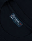 Navy contemporary fit Cotton Italian Crew Neck T-Shirt TEE SHIRTS Robert Old