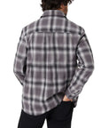 Belstaff - Black, Tornado & Cement Grey Check Outpost Flannel Shirt L/S SHIRTS Belstaff