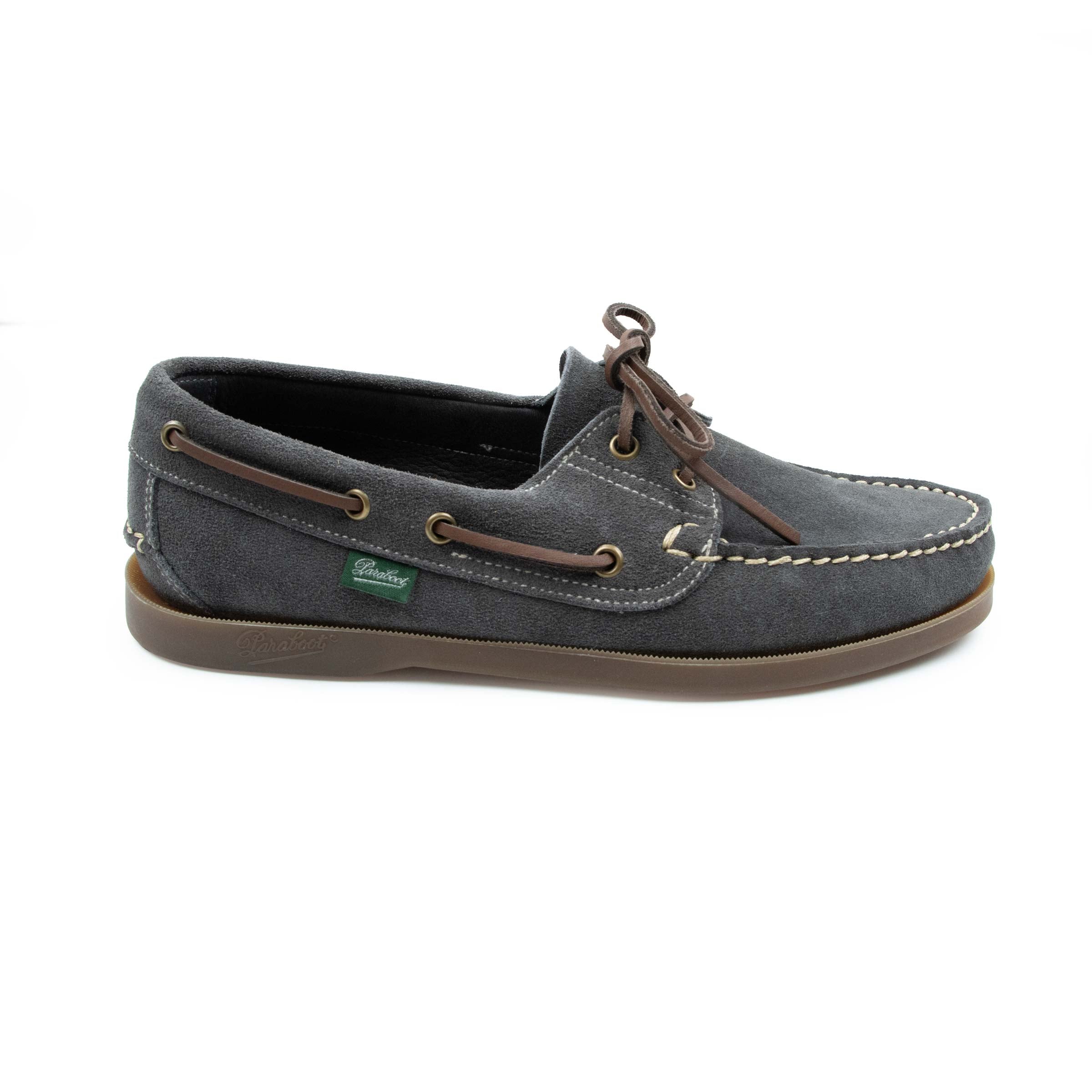 【新品・未使用】Paraboot BARTH BLEUE-LIS MARINE Paraboot - Blue Suede Miel-Vel Ardoise Suede Barth Marine Boat