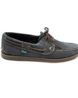 Paraboot - Blue Suede Miel-Vel Ardoise Suede Barth Marine Boat Shoe SHOES Paraboot