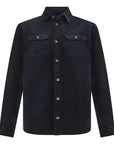 Paul & Shark - Navy Velvet Corduroy Overshirt L/S SHIRTS Paul & Shark