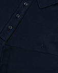 Paul & Shark - Navy Supima Cotton Polo Long Sleeve Polo Shirt