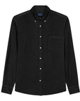 Paul & Shark - Black Egyptian Cotton Denim Shirt L/S SHIRTS Paul & Shark