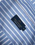 Paul & Shark - Blue & White Striped Oxford Cotton Long Sleeve Shirt L/S SHIRTS Paul & Shark