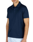 Paul & Shark - Navy Double-Mercerised Cotton Polo shirt S/S POLOS Paul & Shark