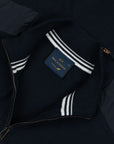 Paul & Shark - Navy Piuma Zip Neck Giza Cotton Sweater KNITWEAR Paul & Shark