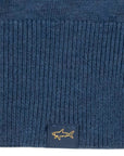 Paul & Shark - Blue Soft Half Zip Cotton Sweater KNITWEAR Paul & Shark