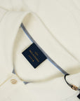 Paul & Shark - Off White Textured Knitted Polo Shirt