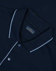 Paul & Shark - Navy Contrast Cotton Piqué Polo Shirt S/S POLOS Paul & Shark