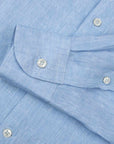 Paul & Shark - Light Blue Soffio Linen Classic Fit Long Sleeve Shirt L/S SHIRTS Paul & Shark