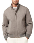 Paul & Shark - Sahara Beige Paolo Cashmere Water-resistant Bomber Jacket