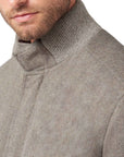 Paul & Shark - Sahara Beige Paolo Cashmere Water-resistant Bomber Jacket