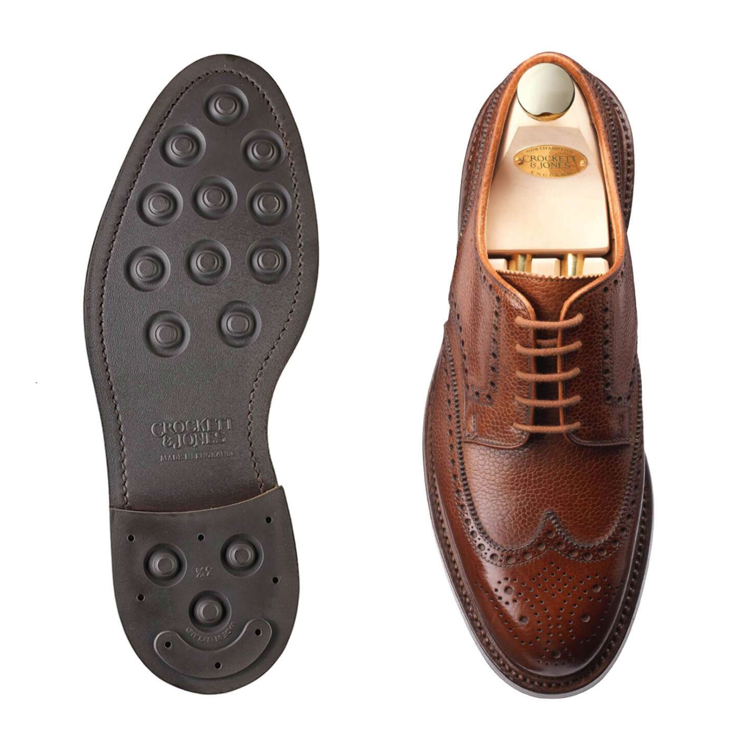 Crockett & Jones - Pembroke Tan Scotch Grain Shoes SHOES Crockett & Jones