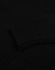 Robert Old - Black Portree 4ply Roll Neck Cashmere Sweater CASHMERE Robert Old