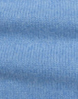 Robert Old - Suez Blue Portree 4ply Roll Neck Cashmere Sweater CASHMERE Robert Old