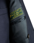 Robert Old - Navy Camel Hair Double-Breasted Overcoat crafted with Loro Piana Fabric OVERCOATS