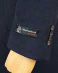 Robert Old - Navy Camel Hair Double-Breasted Overcoat crafted with Loro Piana Fabric OVERCOATS