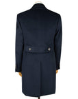 Robert Old - Navy Camel Hair Double-Breasted Overcoat crafted with Loro Piana Fabric OVERCOATS